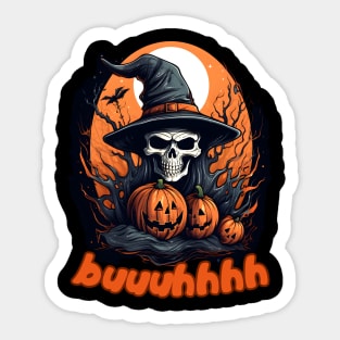 Buuhhhh-Halloween Haunt Sticker